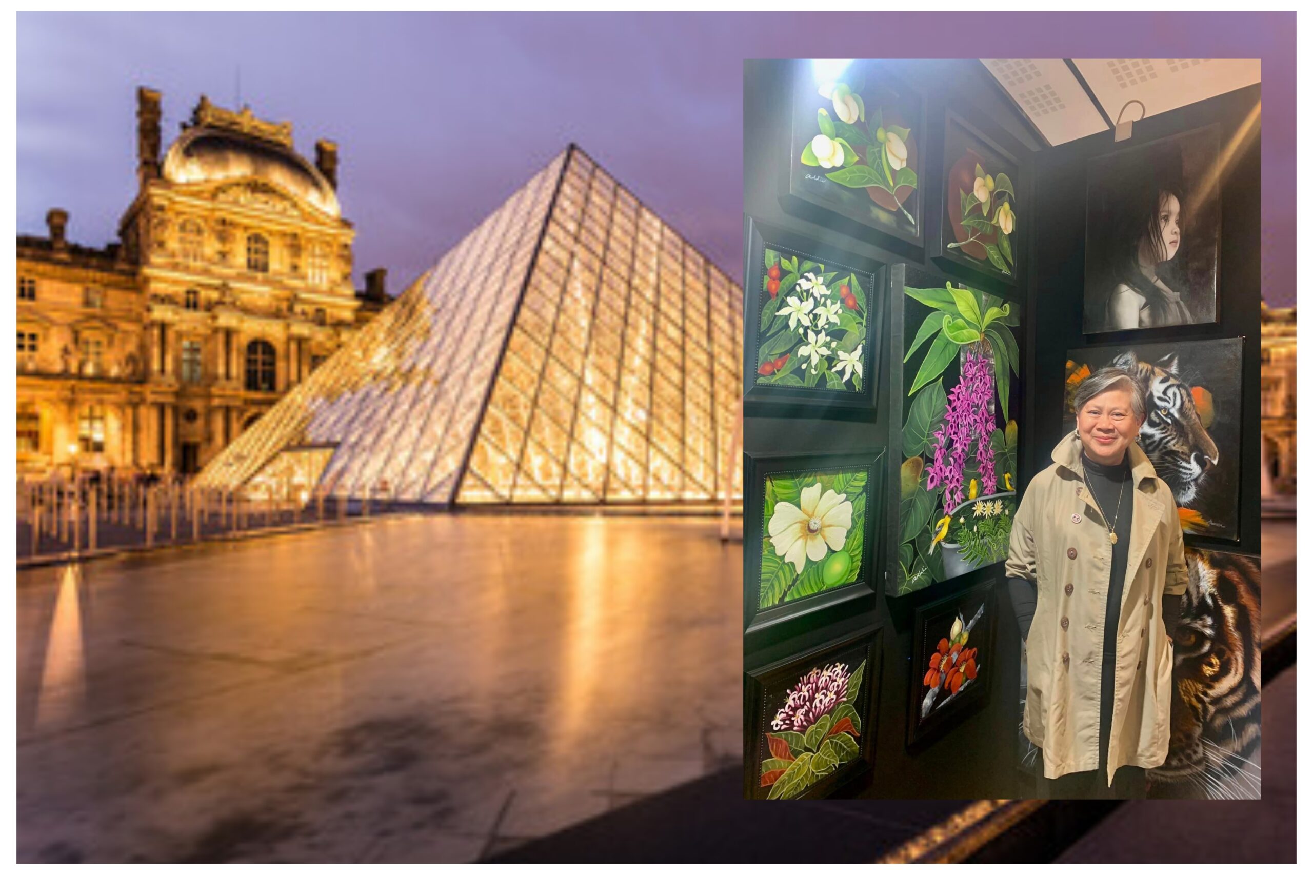 Addie at The Louvre, Paris